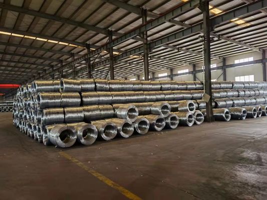 Cables de acero galvanizado de alambre de unión de acero carbono 12 14 16 Tamaños de corbata 20 Buildings Loop 18 Gauge para proyectos de construcción