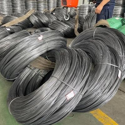 Estándar ASTM de Acceso Listo Negro 1 mm 0,8 mm 1,2 mm q195 q235 q345 alambre de acero al carbono para la fabricación de uñas Brush de alambre de acero Muestra gratuita