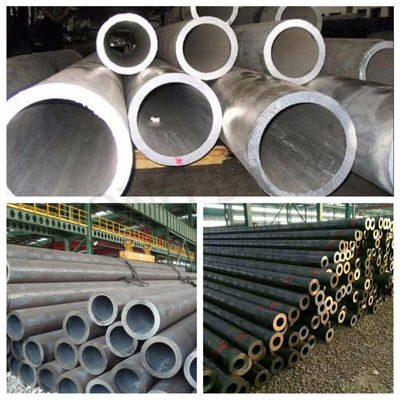 Tubos redondos de acero galvanizado ligeramente engrasados de 1,2 mm de espesor Sch 40 ASTM A135 Gr A Tubos de acero sin costuras de carbono