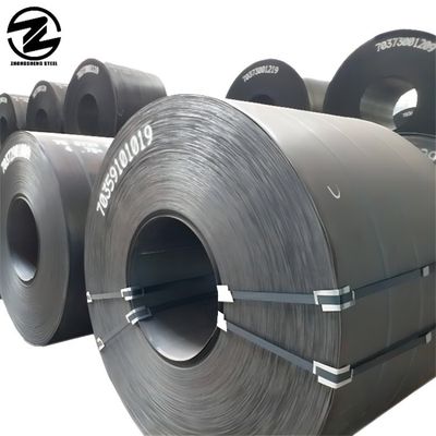 bobina de acero laminado en caliente estándar JIS para S355JR Q345R con espesor y longitud personalizados de 2.8 mm