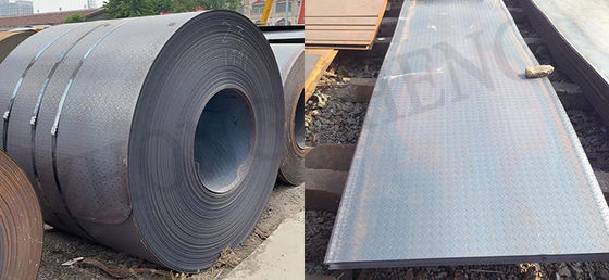 Hoja de acero laminada en caliente en bobina Q195L con tolerancia de ± 1% y longitud personalizada de 3 mm