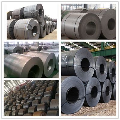 Q195 Q215 Q235 Q255 Q275 Q355 Ss400 Skin Pass Carbon Coil Slit Hrc Coil de acero al carbono laminado en caliente con placa de contenedor