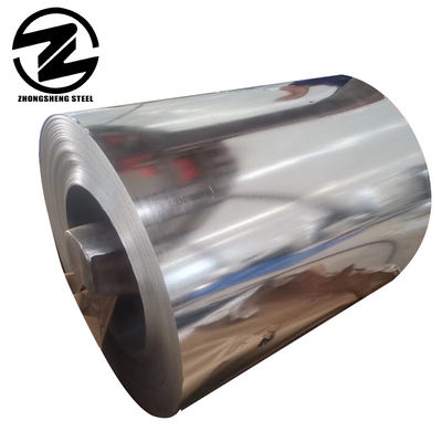 Peso de la bobina 3-5 toneladas A653 Gr33 GI bobina 0.6mm 30-275 bobina de acero galvanizado sumergido en caliente 28 Gauge Zn 275 0.5mm con paso de piel