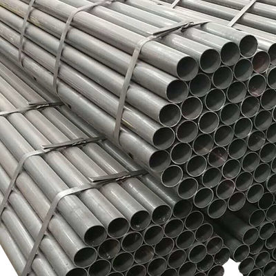Q195 Q235 Q345 Tubo de acero sin costura Soldado Tubo de acero de carbono Para construcción Técnica ERW Facturación por peso real