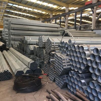 1/2 3/4 1&quot;2&quot;1.5&quot; 2,5 pulgadas 6 metros tubo de acero soldado galvanizado Tolerancia ± 1% Certificado SNI para plomería e industria