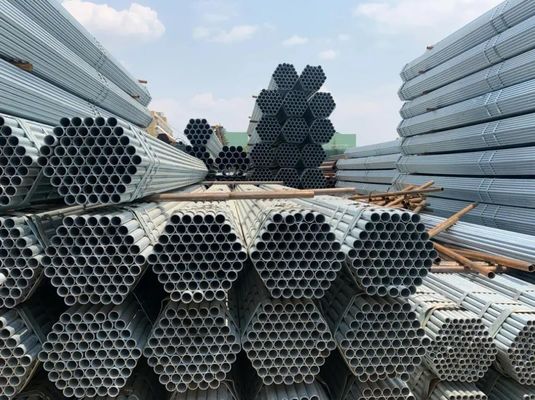 1/2 3/4 1&quot;2&quot;1.5&quot; 2,5 pulgadas 6 metros tubo de acero soldado galvanizado Tolerancia ± 1% Certificado SNI para plomería e industria