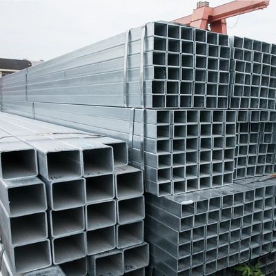 1-12 mm de espesor tubo cuadrado galvanizado a base de ASTM A106 laminado en caliente para diversas necesidades industriales