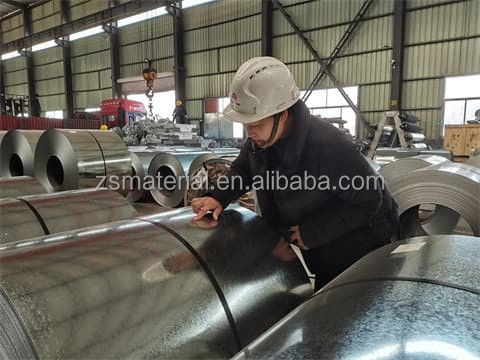 Envase de acero revestido con zinc galvanizado baja en carbono Z10-Z29 Superficie galvanizado 60g 100g 150g 200g