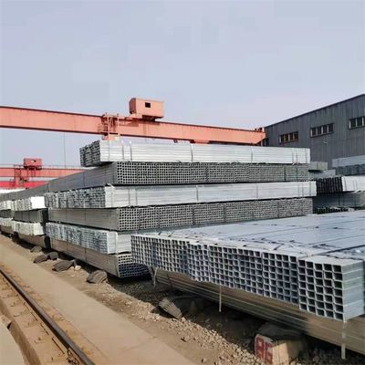 2024 Tubo de acero al carbono rectangular de sección hueca laminado en caliente Tubo de acero galvanizado cuadrado soldado para corte y corte de piel