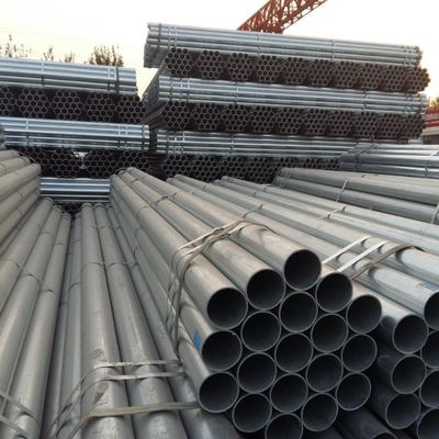 Forma de sección redonda ASTM A106 Sch 40 ERW GI Tubo de acero galvanizado con tolerancia ± 1%