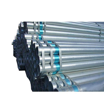 Tubo galvanizado por inmersión en caliente ASTM A120 Tubo de acero galvanizado Tubo de conducto galvanizado de 6 m de longitud y forma de sección redonda