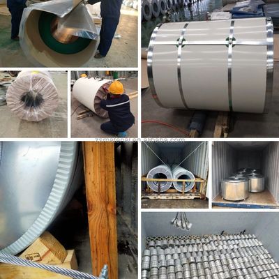 Tolerancia ± 1% de color de la bobina revestida con zinc/SGCC/DX51D para Z180 de la hoja de acero revestida con zinc de la bobina de acero galvanizado