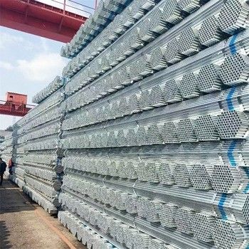 Tubo de hierro galvanizado por inmersión en caliente para la planta de arroz y piensos Q195 Q235 Q345 DIN 100 Z181 Z275 26,9 310 mm Diámetro exterior Tubo galvanizado