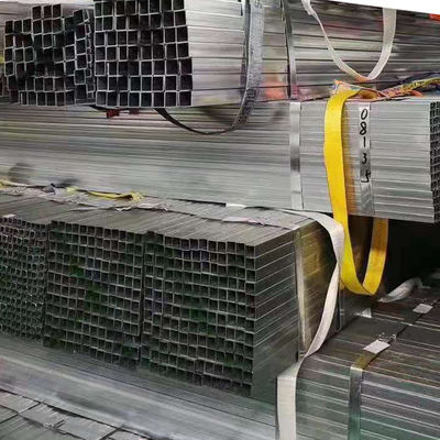 Tubos cuadrados galvanizados ligeramente engrasados de calibre 14 x 2 pulgadas con certificado JIS engrasados o no engrasados