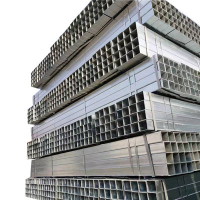 Tubos cuadrados galvanizados ligeramente engrasados de calibre 14 x 2 pulgadas con certificado JIS engrasados o no engrasados