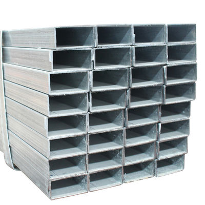 Tubos cuadrados galvanizados ligeramente engrasados de calibre 14 x 2 pulgadas con certificado JIS engrasados o no engrasados