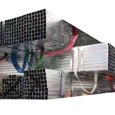 Tubos cuadrados galvanizados ligeramente engrasados de calibre 14 x 2 pulgadas con certificado JIS engrasados o no engrasados