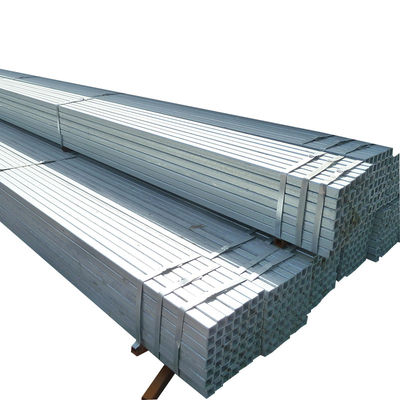 Tubo galvanizado de diámetro grande ligeramente engrasado Cuadrado Rectangular Tubo de alcantarillado de acero empapado en caliente Tubo de acero galvanizado