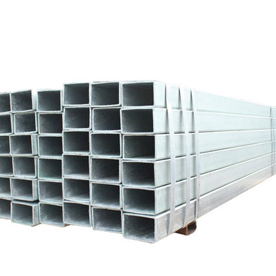 Tubo galvanizado de diámetro grande ligeramente engrasado Cuadrado Rectangular Tubo de alcantarillado de acero empapado en caliente Tubo de acero galvanizado