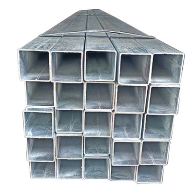 Servicio de procesamiento por perforación Tubo de acero cuadrado galvanizado 2.5x2.5 con opción de aceite