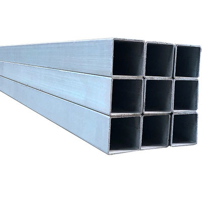 Servicio de procesamiento por perforación Tubo de acero cuadrado galvanizado 2.5x2.5 con opción de aceite