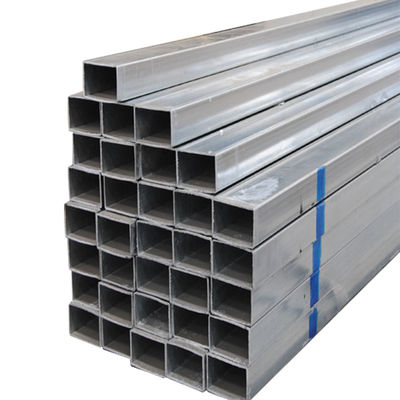 Servicio de procesamiento por perforación Tubo de acero cuadrado galvanizado 2.5x2.5 con opción de aceite