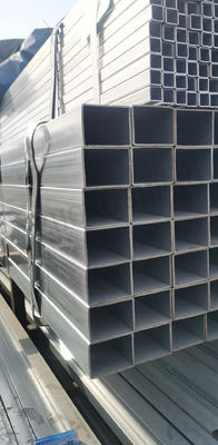 12M longitud ± 1% tolerancia tubo de acero galvanizado soldado rectangular 40x60 para tuberías de invernadero de gran diámetro