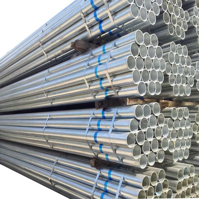 Tubo de acero galvanizado con certificación PVOC de 0,6-10 mm para andamios y invernaderos de 114 mm de diámetro 16 de calibre 32 mm de grosor