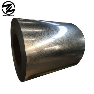 Revestimiento de zinc 30-600 g/m2 CGCC Acero al carbono sumergido en caliente Gran flor 28 calibre 26 calibre bobina de acero galvanizado para el revestimiento Z10-Z29