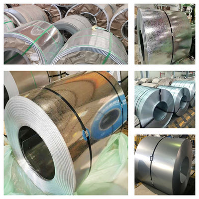 Peso de la bobina 3-8 toneladas Dureza media dura 22 calibres Gran flor CGCC bobina de acero galvanizado por sumersión en caliente