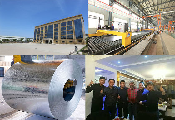 Envase de acero revestido galvanizado 0,8-1,5 mm espesor Z120g Z30 Z60 Z180 Z600 20 22 28 medidor
