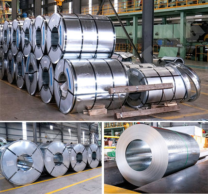 Envase de acero revestido galvanizado 0,8-1,5 mm espesor Z120g Z30 Z60 Z180 Z600 20 22 28 medidor