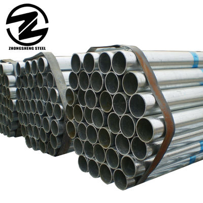 Fittings de tuberías de 2 pulgadas GI para invernaderos con sumersión en caliente ASTM/GB/BS/JIS/EN Estándar 20 Ft de hierro galvanizado redondo de hierro de acero