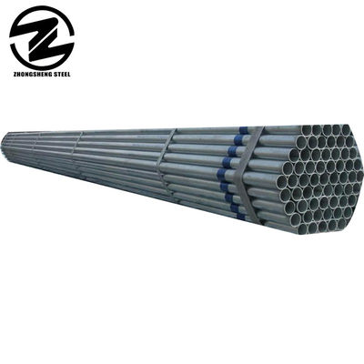 Fittings de tuberías de 2 pulgadas GI para invernaderos con sumersión en caliente ASTM/GB/BS/JIS/EN Estándar 20 Ft de hierro galvanizado redondo de hierro de acero