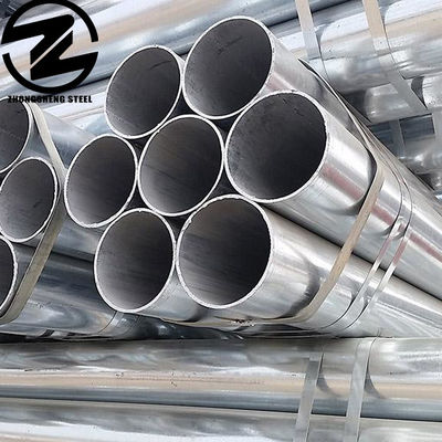 Fittings de tuberías de 2 pulgadas GI para invernaderos con sumersión en caliente ASTM/GB/BS/JIS/EN Estándar 20 Ft de hierro galvanizado redondo de hierro de acero