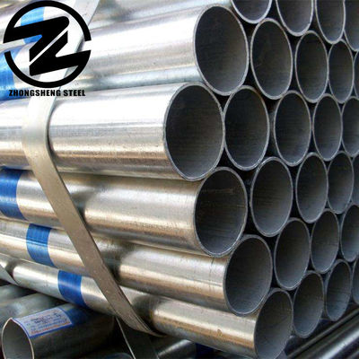Fittings de tuberías de 2 pulgadas GI para invernaderos con sumersión en caliente ASTM/GB/BS/JIS/EN Estándar 20 Ft de hierro galvanizado redondo de hierro de acero