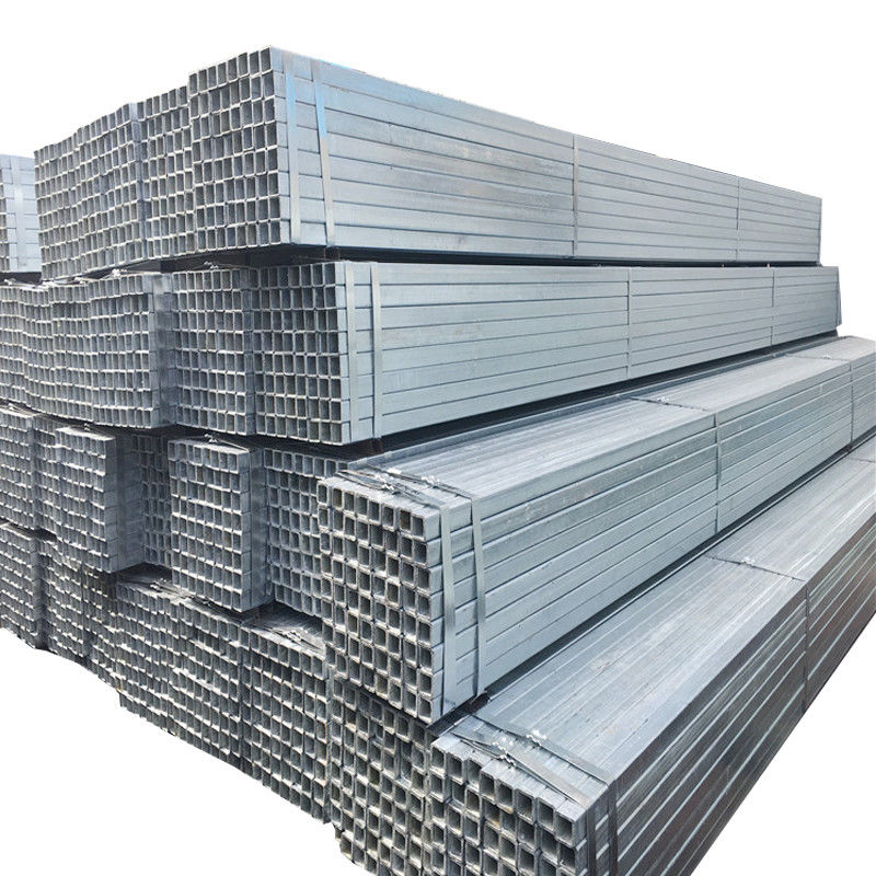 Decoiling de gran diámetro Cuadrado Rectangular Tubos de acero soldados Tubos de acero al carbono Tratamiento de superficie galvanizado ERW Doblaje