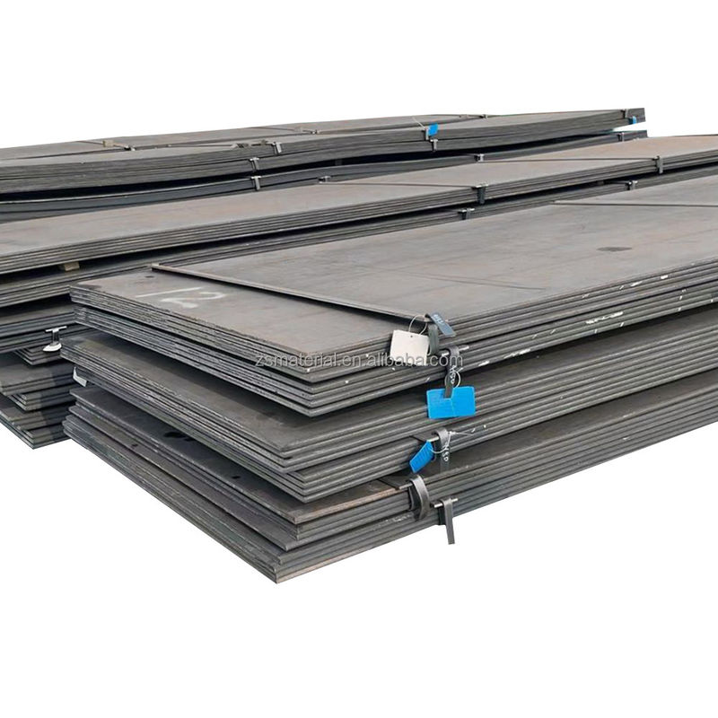 A36 Hoja HRC St37 MS Placas 1.5-4.0 espesor 9 pulgadas 4.5mm Q195b Q345 S235j2 Q355 Q355b Placa de acero laminado en caliente / suave / de carbono