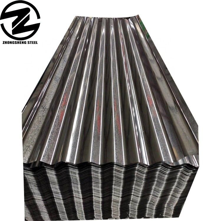0.35mm*850mm*3.66m Hoja corrugada de techo galvanizado revestido con zinc GI para requisitos de grado y desenrollamiento SGCH