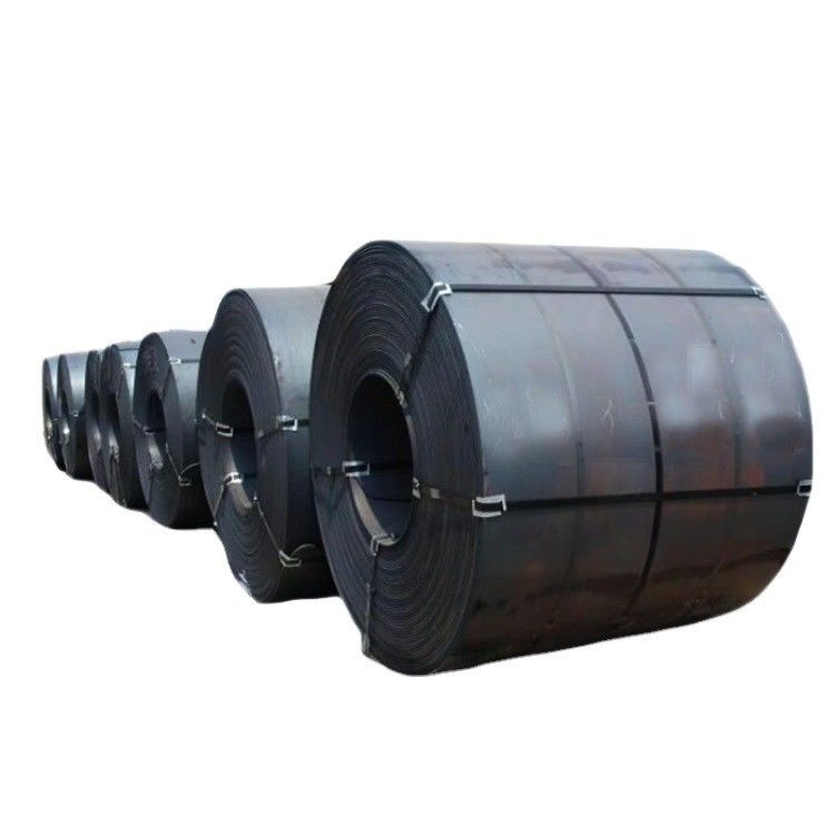 Material de construcción baja en carbono A36 hierro negro ASTM HRC Q195 Q235B bobina de acero al carbono laminada en caliente