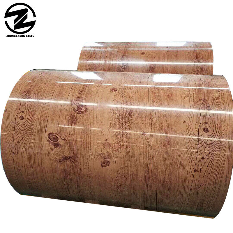 Servicio de procesamiento y soldadura de bobinas de acero galvanizadas PPGI con rollos de bobinas en madera PPGI