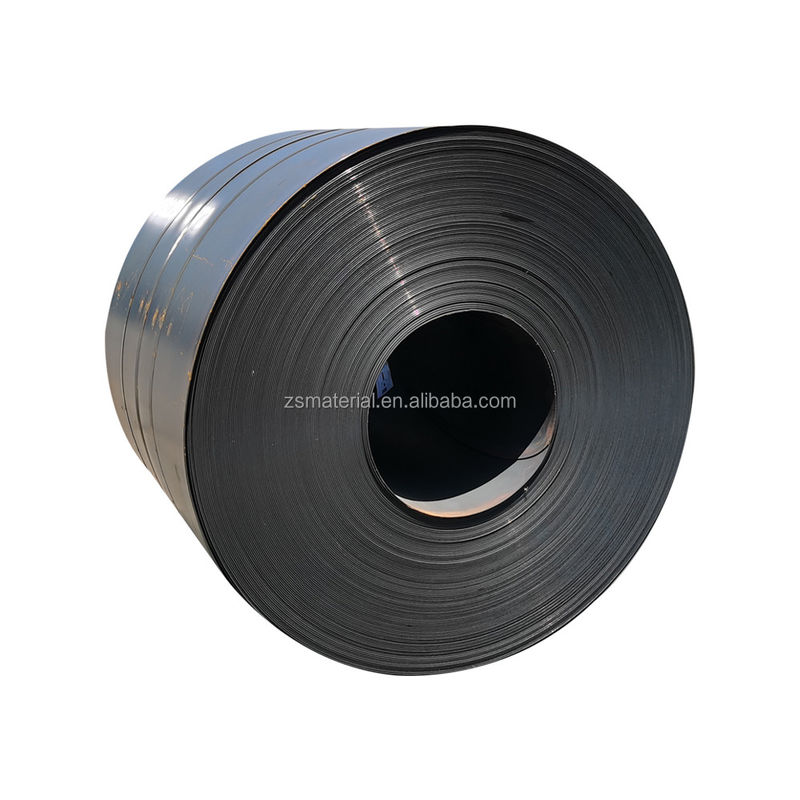 Material de construcción baja en carbono A36 hierro negro ASTM HRC Q195 Q235B acero al carbono laminado en caliente bobina superficial opaca Ancho de acabado 1501-2000MM