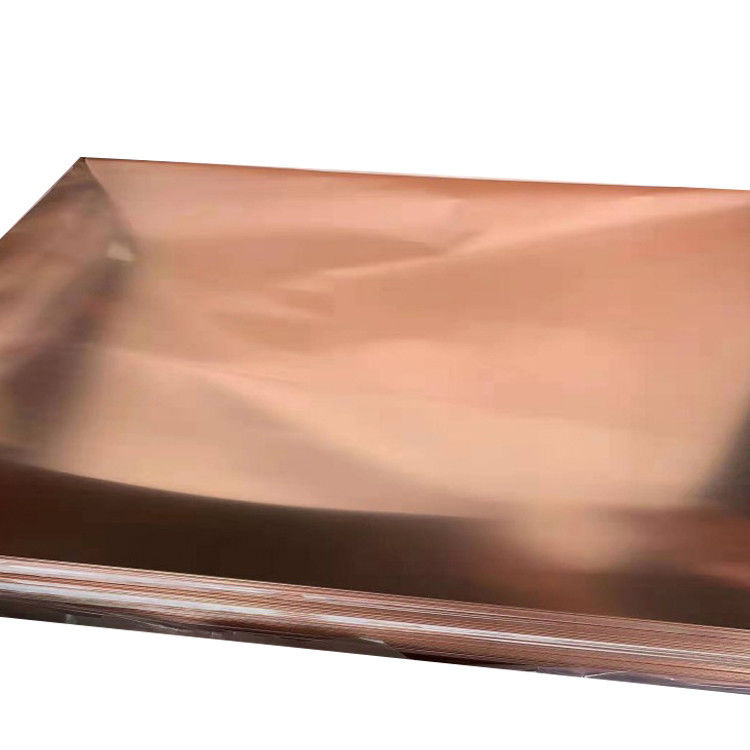 Ancho de 50 mm a 2500 mm 0.5 mm de espesor de cobre revestido de lámina de lámina con 195MPa resistencia máxima
