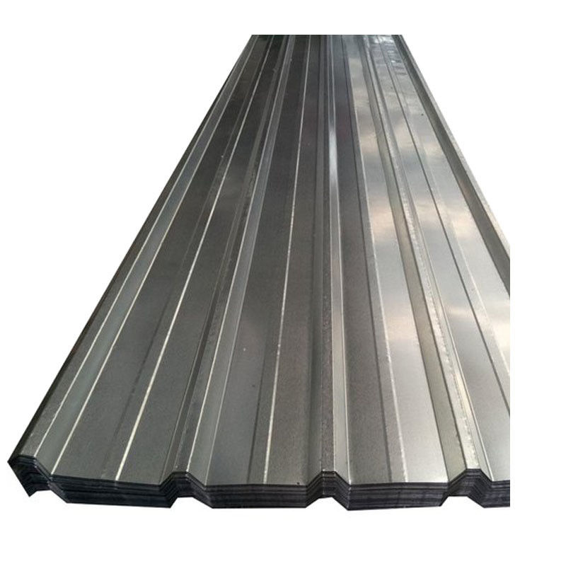 Material de construcción de metal galvanizado Gi PPGI cubierta de acero trapezoidal ondulado acristalado con resistencia a la tracción de 600MPA