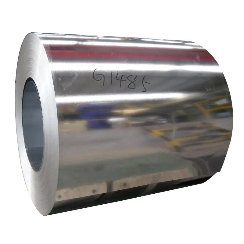 JIS Standard Big Spangle Galvanized Steel Coil Z275 con un grosor de 0,35 mm y un peso de bobina de 3-8 toneladas