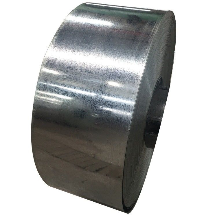 0.8mm 0.5mm 0.6mm espesor SGCC cinta de acero galvanizado en caliente con paso de piel y tolerancia ± 1%