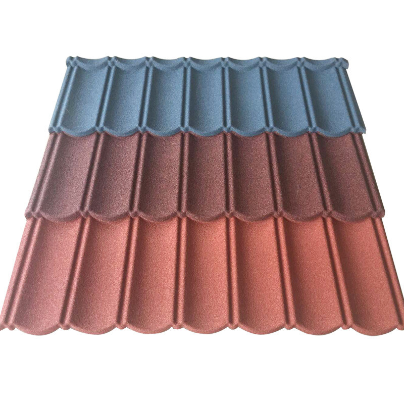2.7kg/pcs Tiles de techo de piedra de color de espectro duradero La combinación perfecta de estilo y durabilidad para casas a prueba de viento