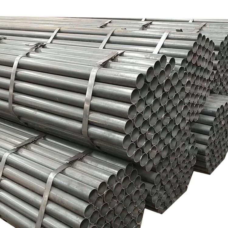 Técnica de ERW Tubo de acero al carbono Tubo sin costura de acero negro Tubos de agua/petróleo/gas Certificado sirm