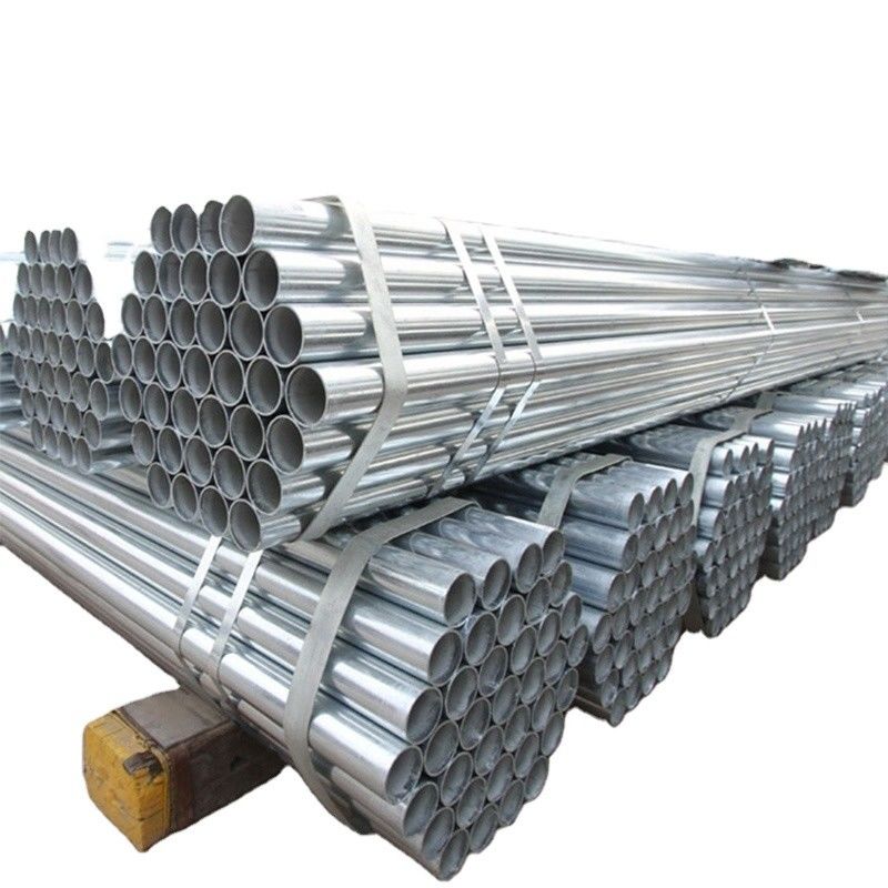 Servicio de procesamiento de soldadura Tubos de acero pregalvanizados en caliente de 0,6 mm a 10 mm de espesor en construcción