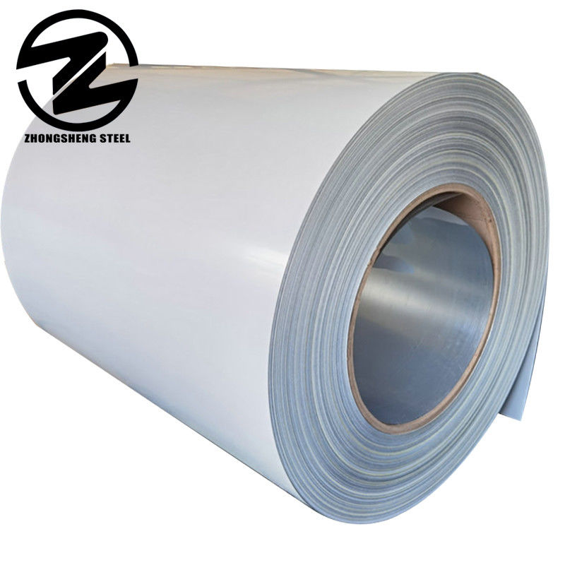 PPGI bobina 0,38 mm 0,46 mm bobina galvanizada prepintada PPGI RAL9003 bobina de acero recubierta ancho 600-1500MM